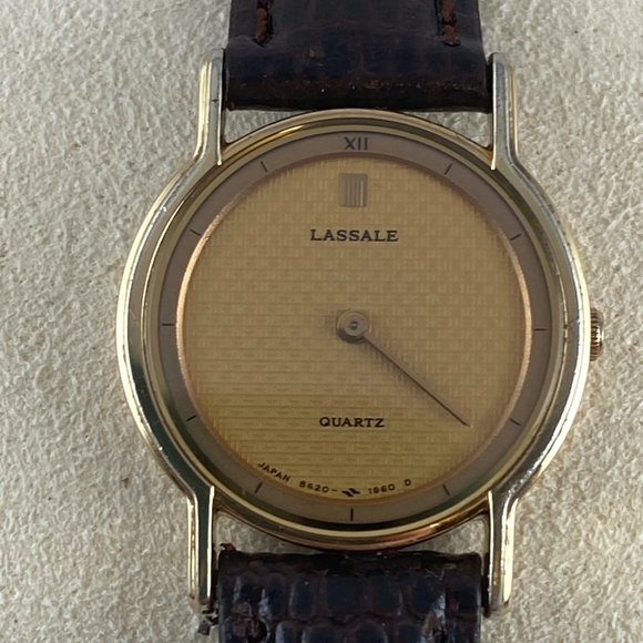 Vintage Elegant Lassale Dress Watch Gold Plated 6 Jewel Quality Seiko Movement